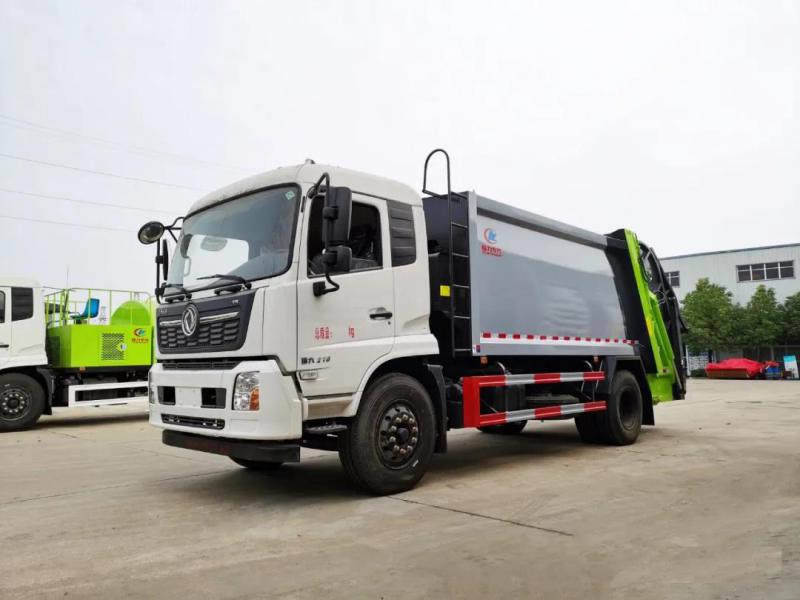 东风天锦国六（12方）压缩式垃圾车