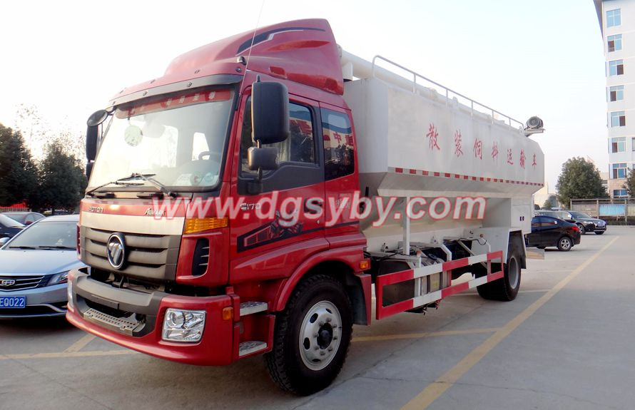 福田欧马可10吨饲料运输车