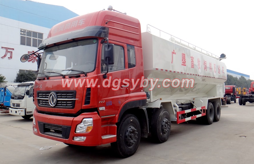 天龙前四后八20吨饲料运输车