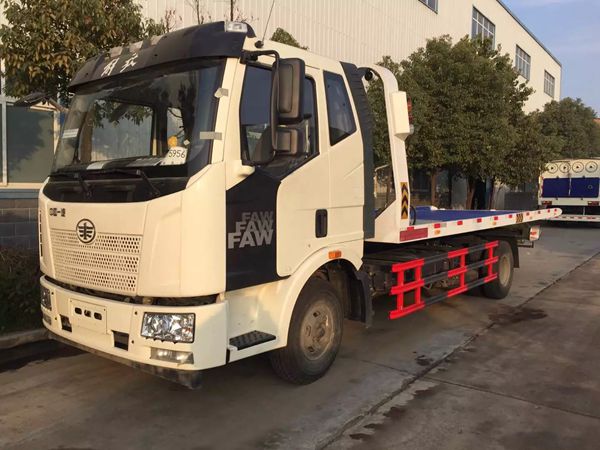 解放黄牌一拖二清障车