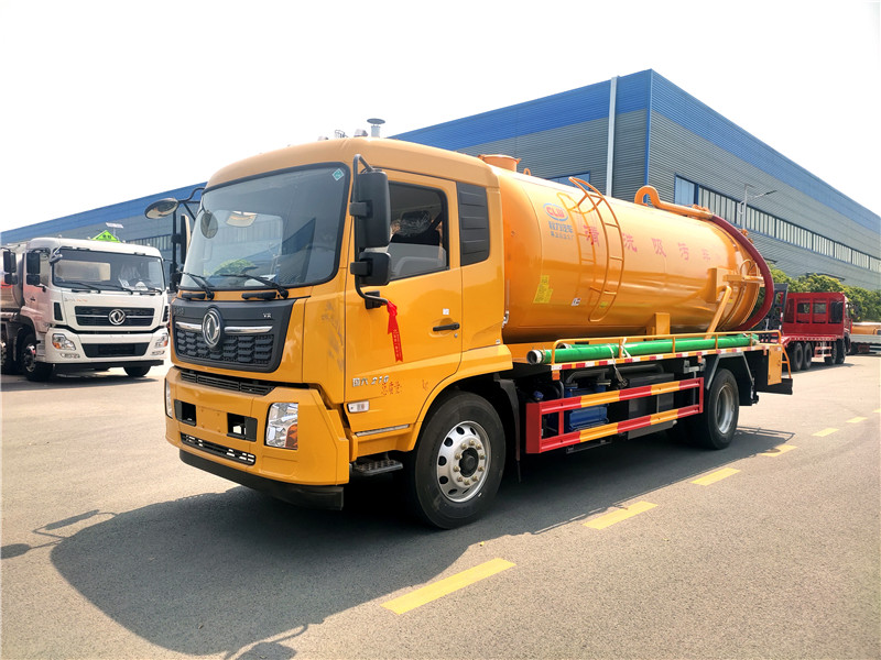 东风天锦15方清洗吸污车