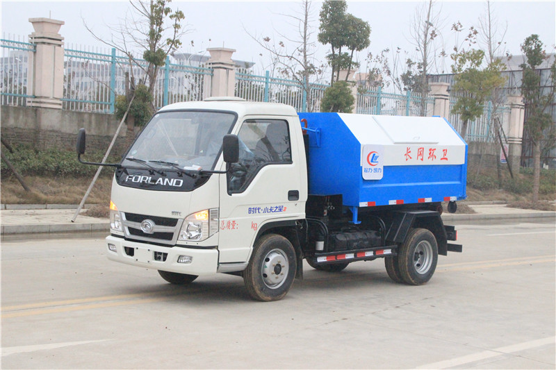 小卡3方勾臂垃圾车