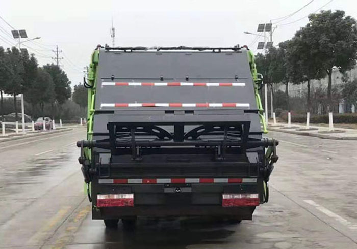 国六江淮V3后挂桶垃圾压缩车\6方垃圾中转运输车