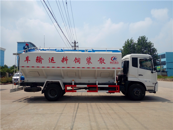 东风天锦20方散装饲料运输车