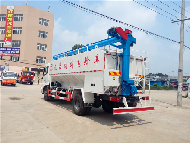 东风天锦20方散装饲料运输车