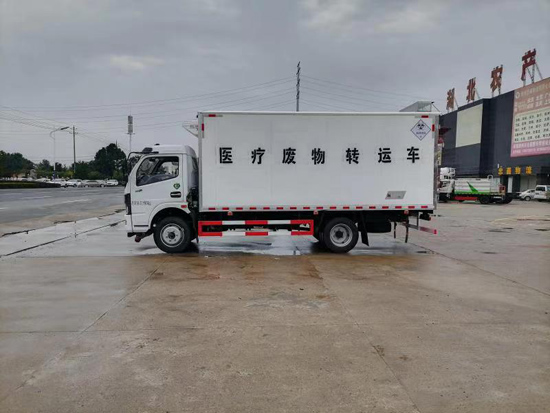 东风多利卡国六医疗废物转运车（黄牌）