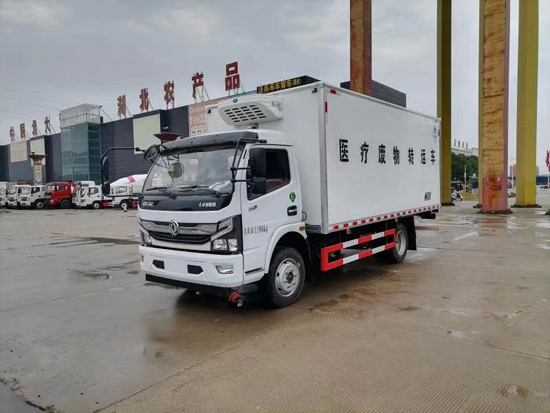 东风多利卡国六医疗废物转运车（黄牌）