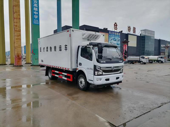 东风多利卡国六医疗废物转运车（黄牌）