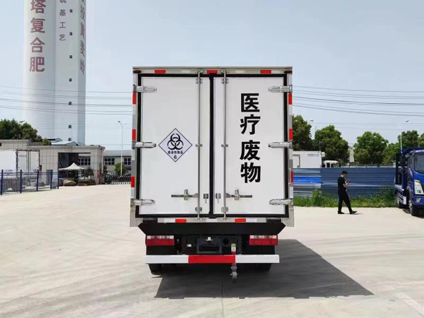 解放国六蓝牌医疗废物转运车