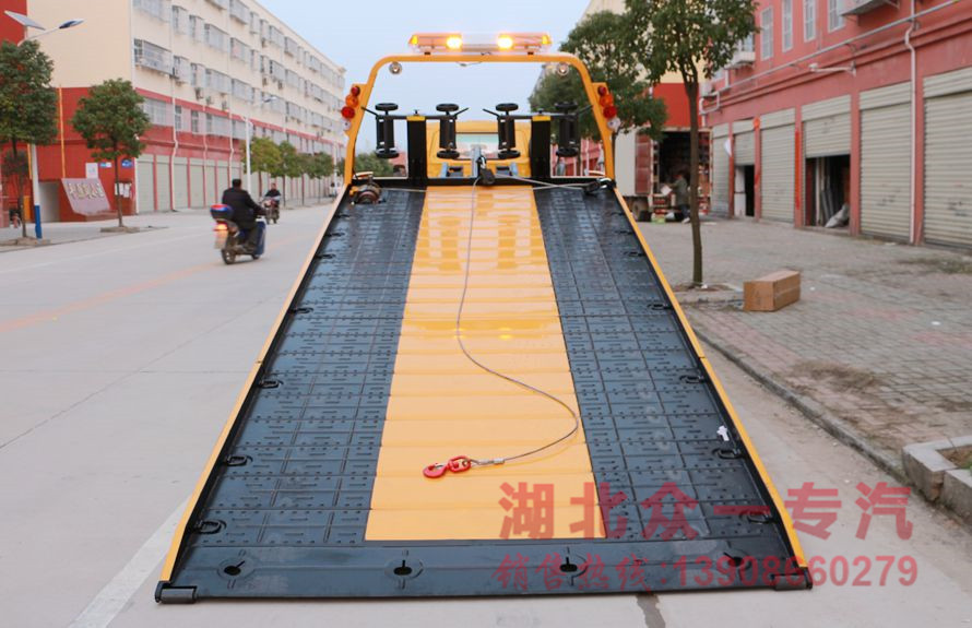 天锦7.2米平板清障车