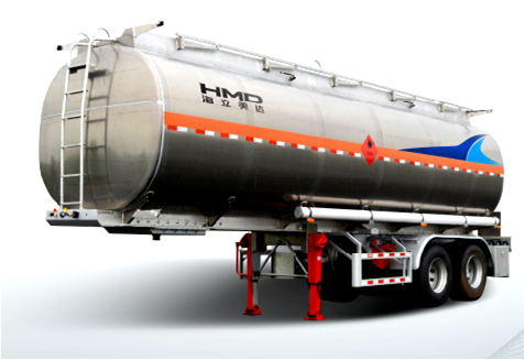 Aluminum alloy semi-trailer tanker