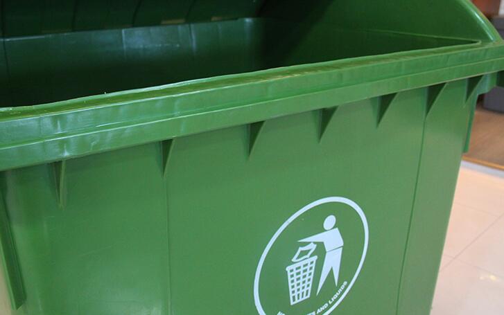 600L塑料垃圾车环卫垃圾桶户外大型移动垃圾箱