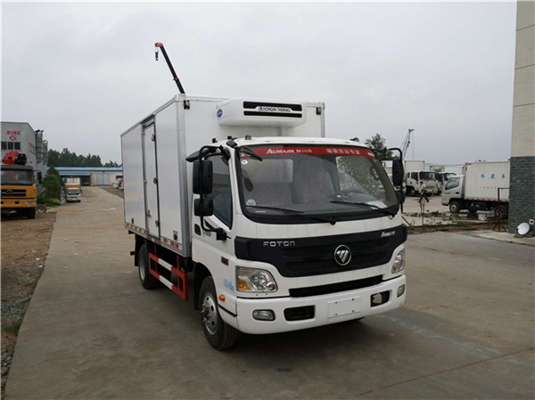国五福田欧马4.2米冷藏车|蔬菜冷链车
