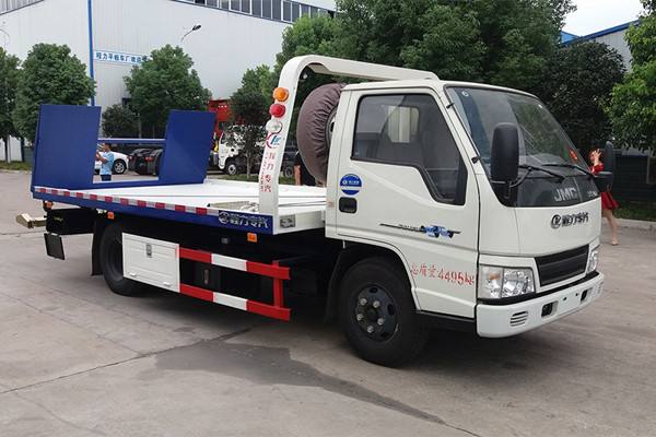 江铃顺达蓝牌一拖二清障车|江铃一拖一救援车