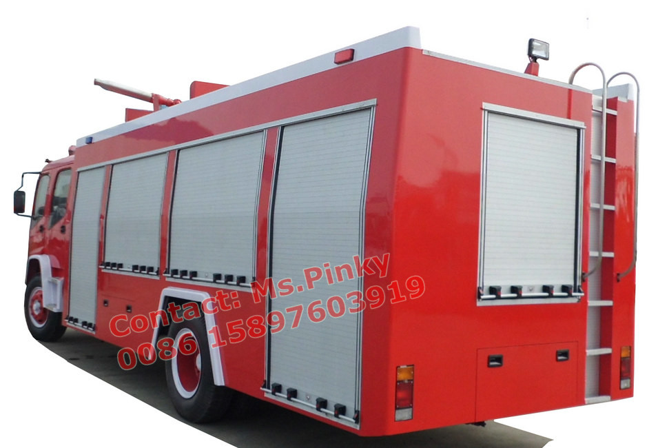 FVR 240HP ISUZU Fire Truck 8Tons Fire Water Trucks 