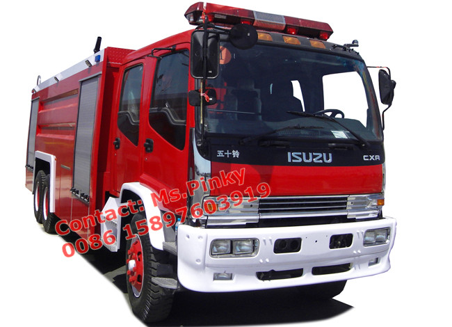 ISUZU FVZ Fire Trucks Water and Foam Fire Fighting Trucks 8T-10Tons 