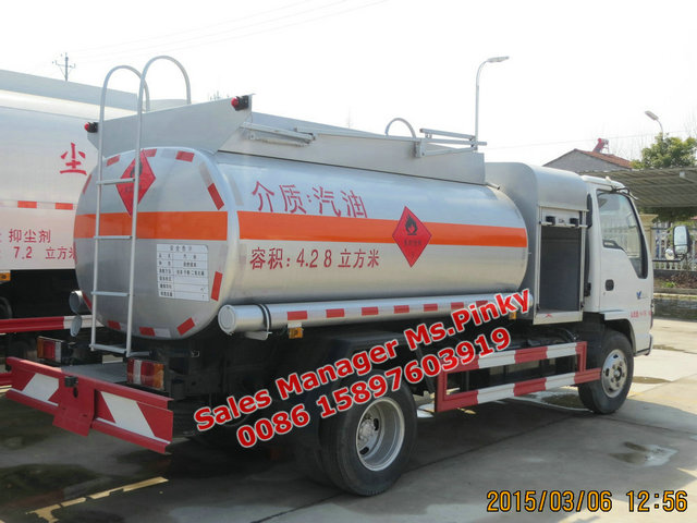 5000Liter ISUZU Fuel Truck with Mobile Refilling Machine 