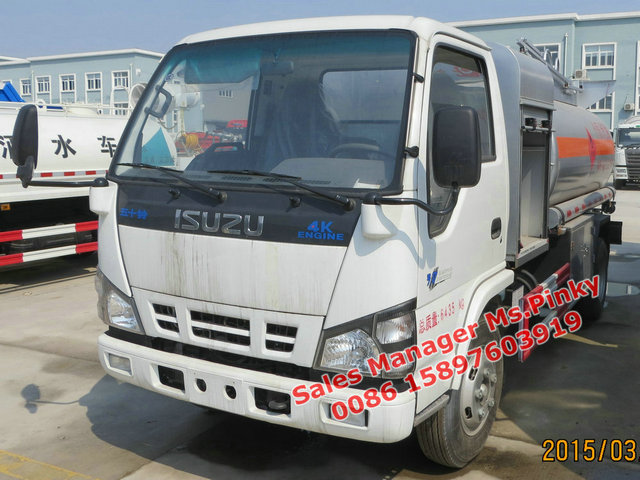 5000Liter ISUZU Fuel Truck with Mobile Refilling Machine 