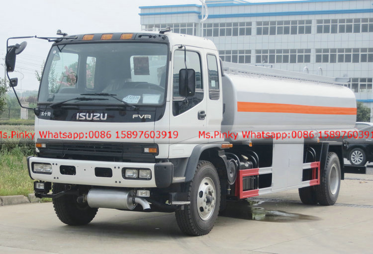 ISUZU Diesel Oil Truck FVR 240HP Fuel Tank Trucks 