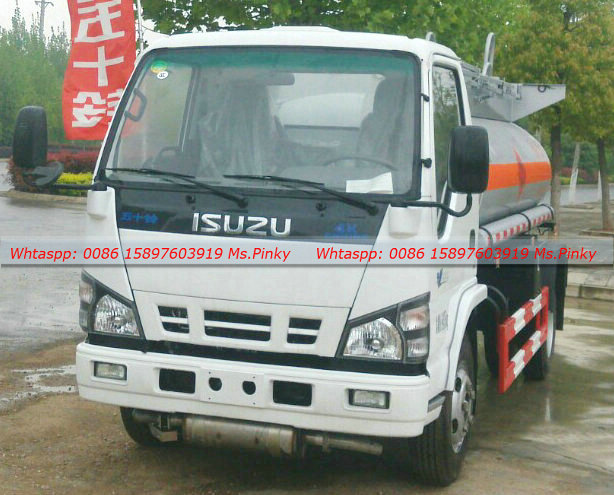New Model Mini ISUZU Fuel Tanker 5000Liters with Fuel Transfer Pump and Mobile Refilling Dispenser