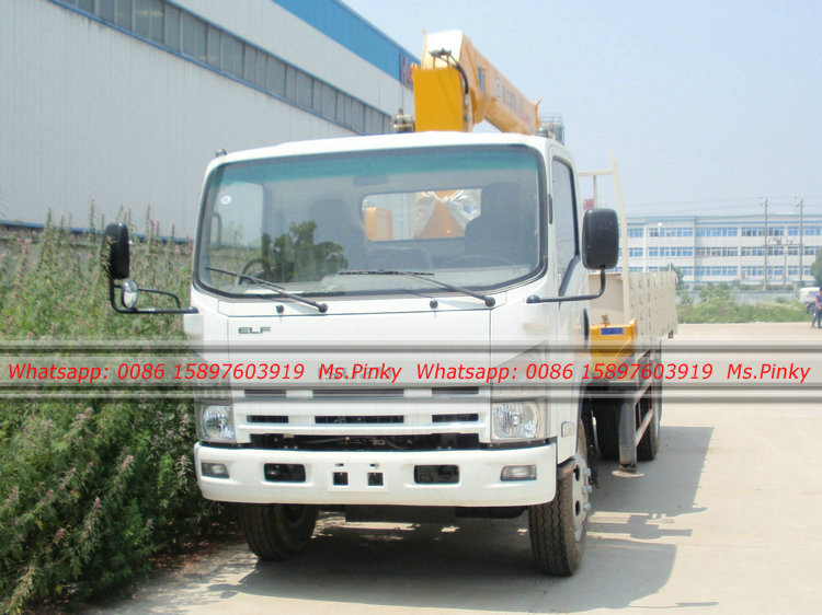 700P ISUZU Truck Mounted Crane XCMG 5Tons Lorry Crane Trucks 