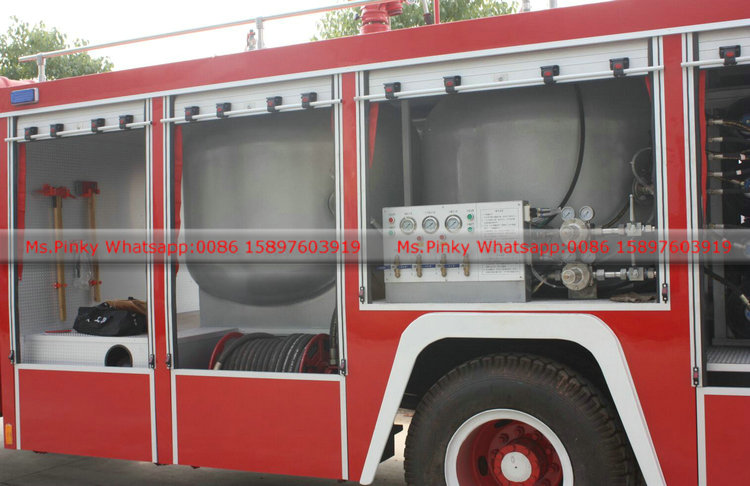 240HP FVR ISUZU Water and Foam Fire Fighting Truck 6Tons Fire Vehicle