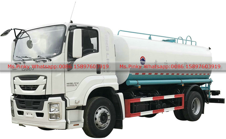 Philippines 350HP ISUZU GIGA 12Tons Water Bowser Water Sprinkler Truck