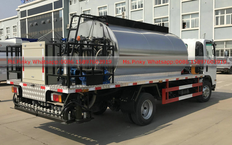 6000Liters ISUZU Bitumen Spreader Truck 190HP 