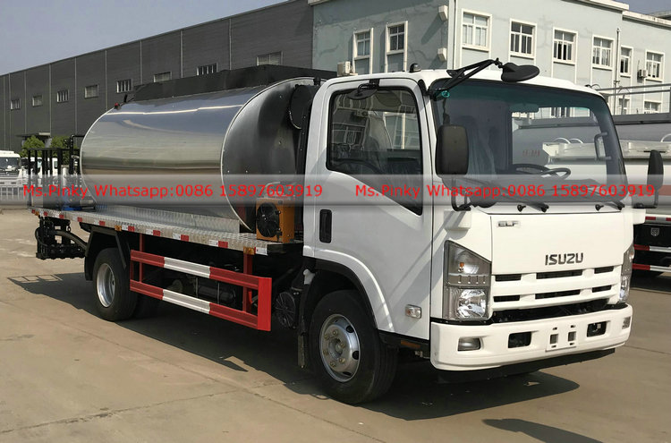 6000Liters ISUZU Bitumen Spreader Truck 190HP 