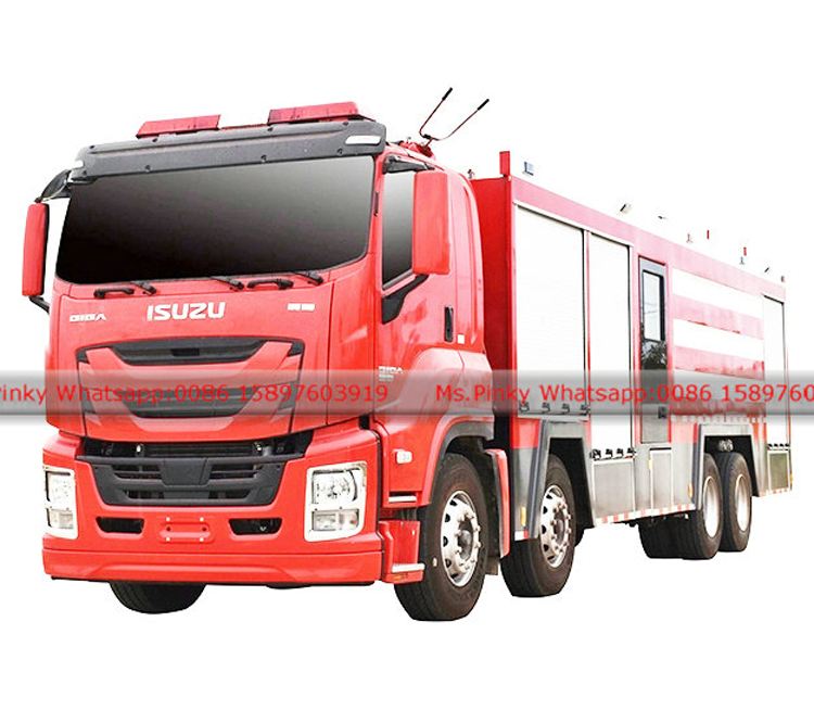 ISUZU GIGA Water-Dry Powder Combined Fire Truck  