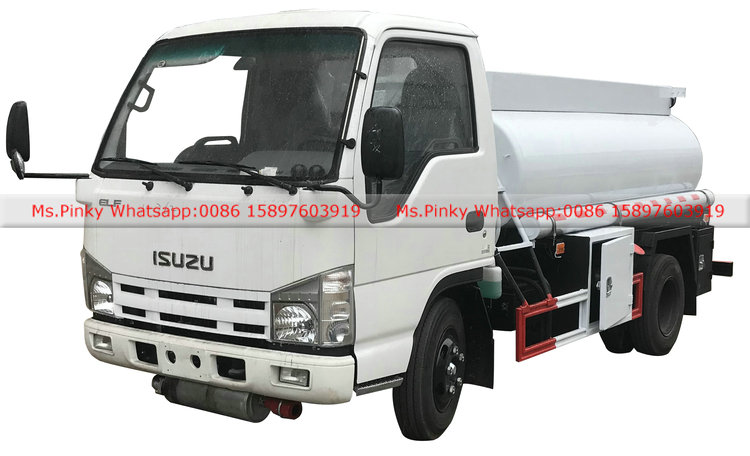 Mini 98HP ISUZU Diesel Fuel Delivery Truck 1000Gallon Fuel Dispensing Trucks
