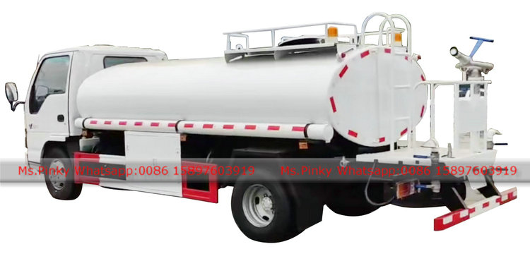 ISUZU 4-5MT Drinking Water Truck Sprarying Water Tank Truck Food Grade Tank body