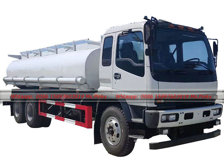 300HP ISUZU Potable Water Truck 15MT Milk Storage Tank Truck
