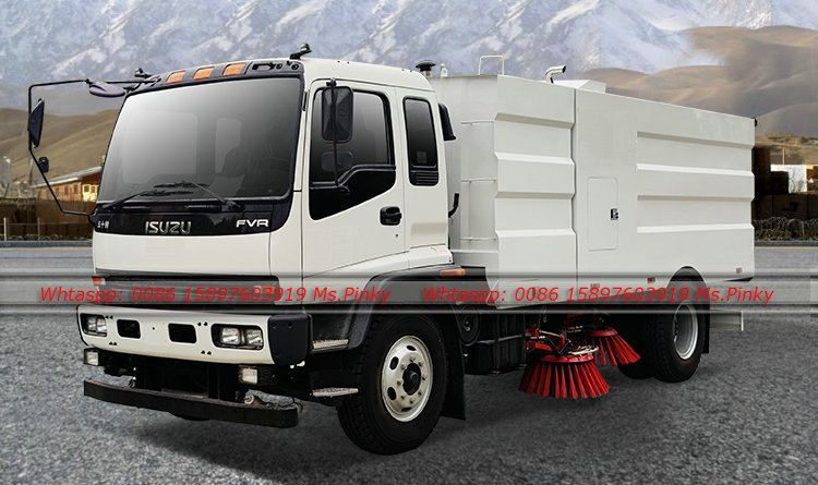 240HP ISUZU FVR Sweeper Road Car