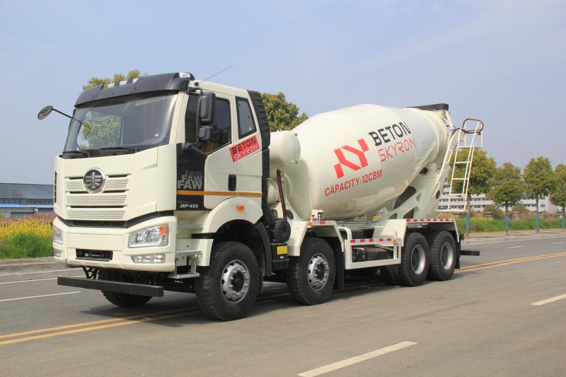解放12方8X4搅拌车