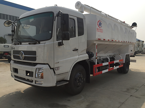 东风天锦24方散装饲料车