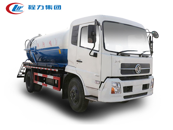 东风天锦10方吸污车