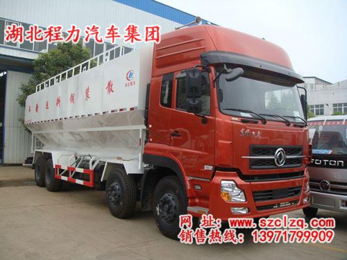 東風天龍前四后八散裝飼料車(40立方)