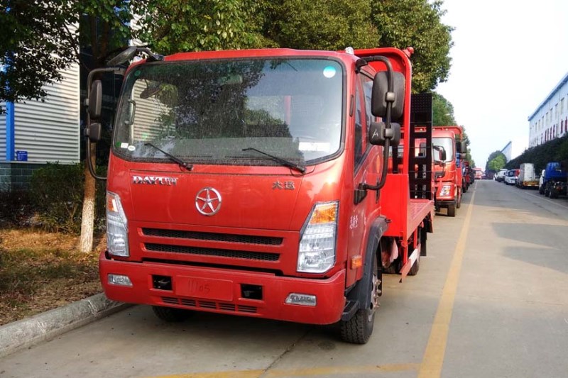 大運藍牌平板運輸車