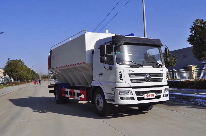 20方10噸陜汽軒德散裝飼料罐車