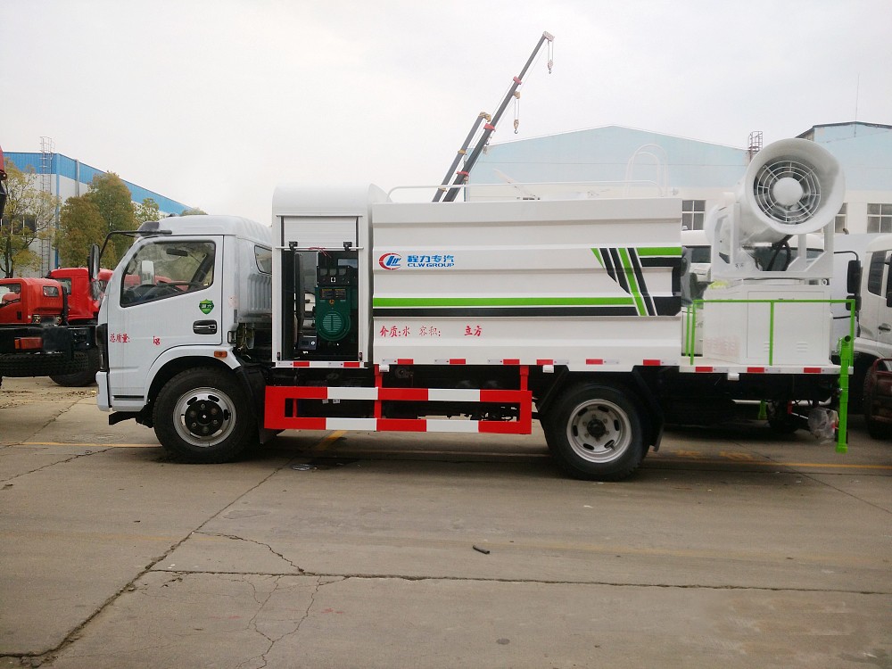 国六东风8吨水D7抑尘车