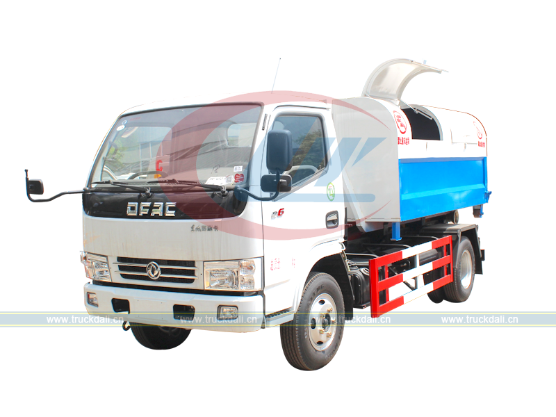 Hook Lift Garbage truck Dongfeng 4cbm