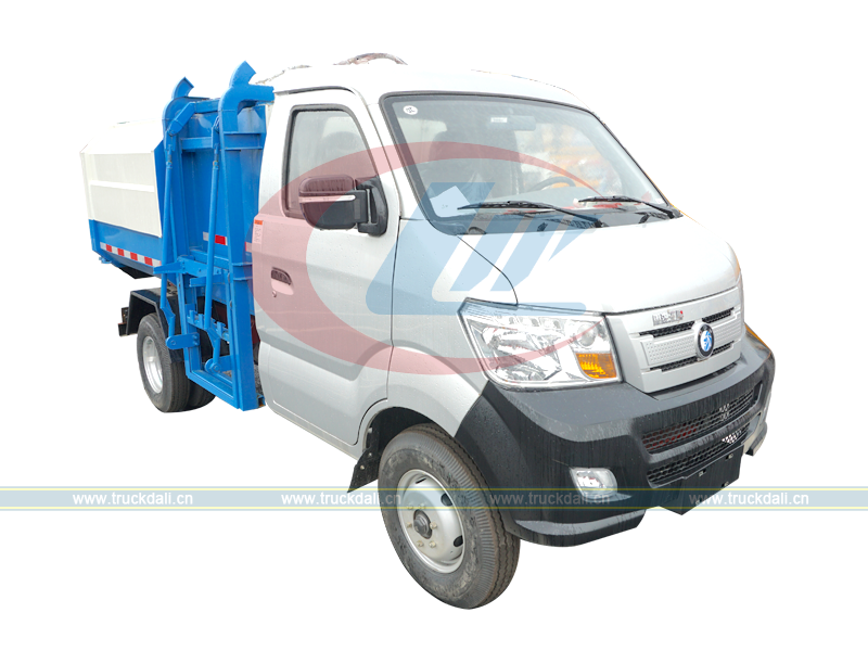 Side Load Garbage Truck 3cbm