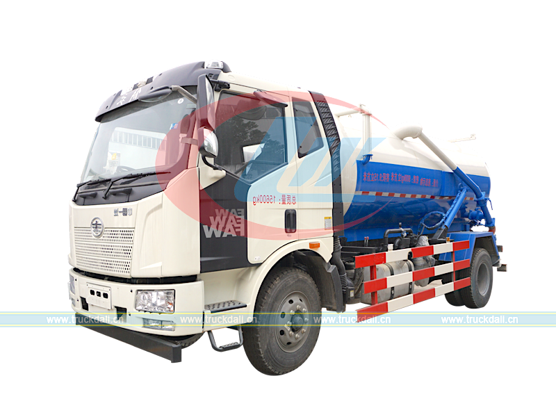 Sewage Suction Truck FAW 8-10m3