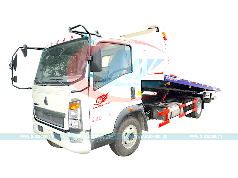 Flatbed Wrecker HOWO 3T