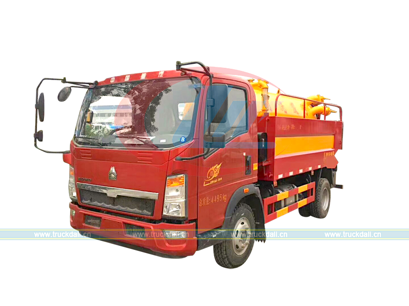 Combined Jet Vacuum Truck 1.5+4.2 HOWO