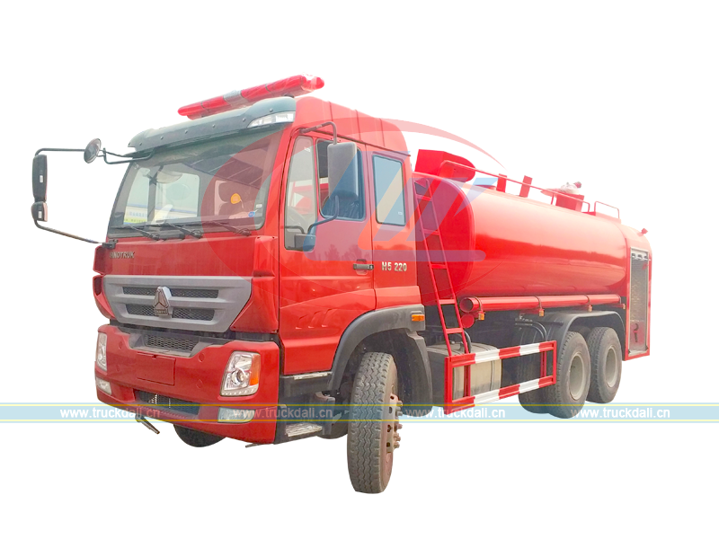 Fire Water Tank Truck 16m3 Sinotruk