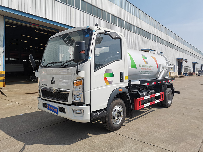 3000L Sewage Suction Truck