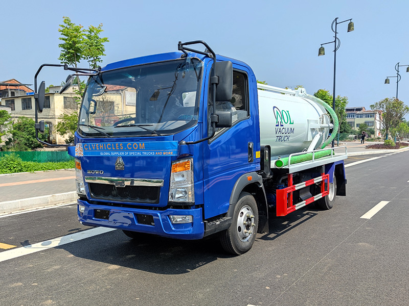 4000L Sewage Suction Truck
