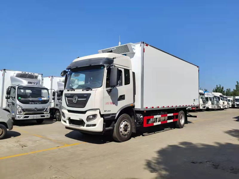 东风天锦高顶双卧6.8米冷藏车
